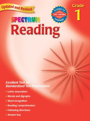 cover image of Spectrum Reading, Grade 1